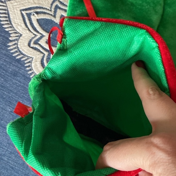 Men’s Christmas Elf costume red green festive holiday party Santa Halloween - Picture 7 of 14